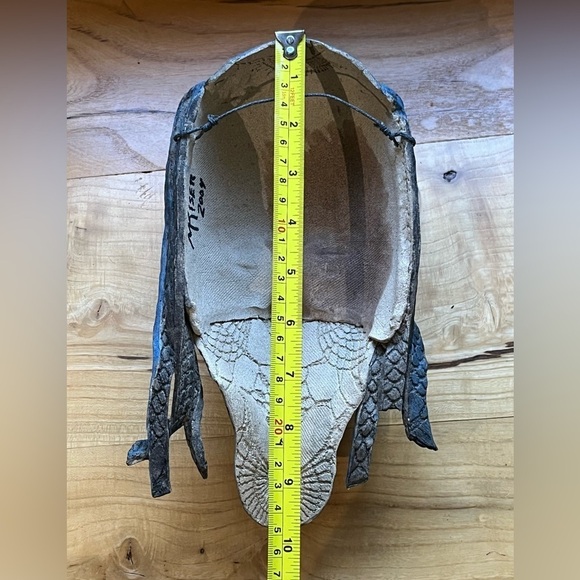 Mortal Kombat Sub-Zero Handmade OOAK Clay Mask Wall Art Artist Signed - 2004 - Picture 10 of 11